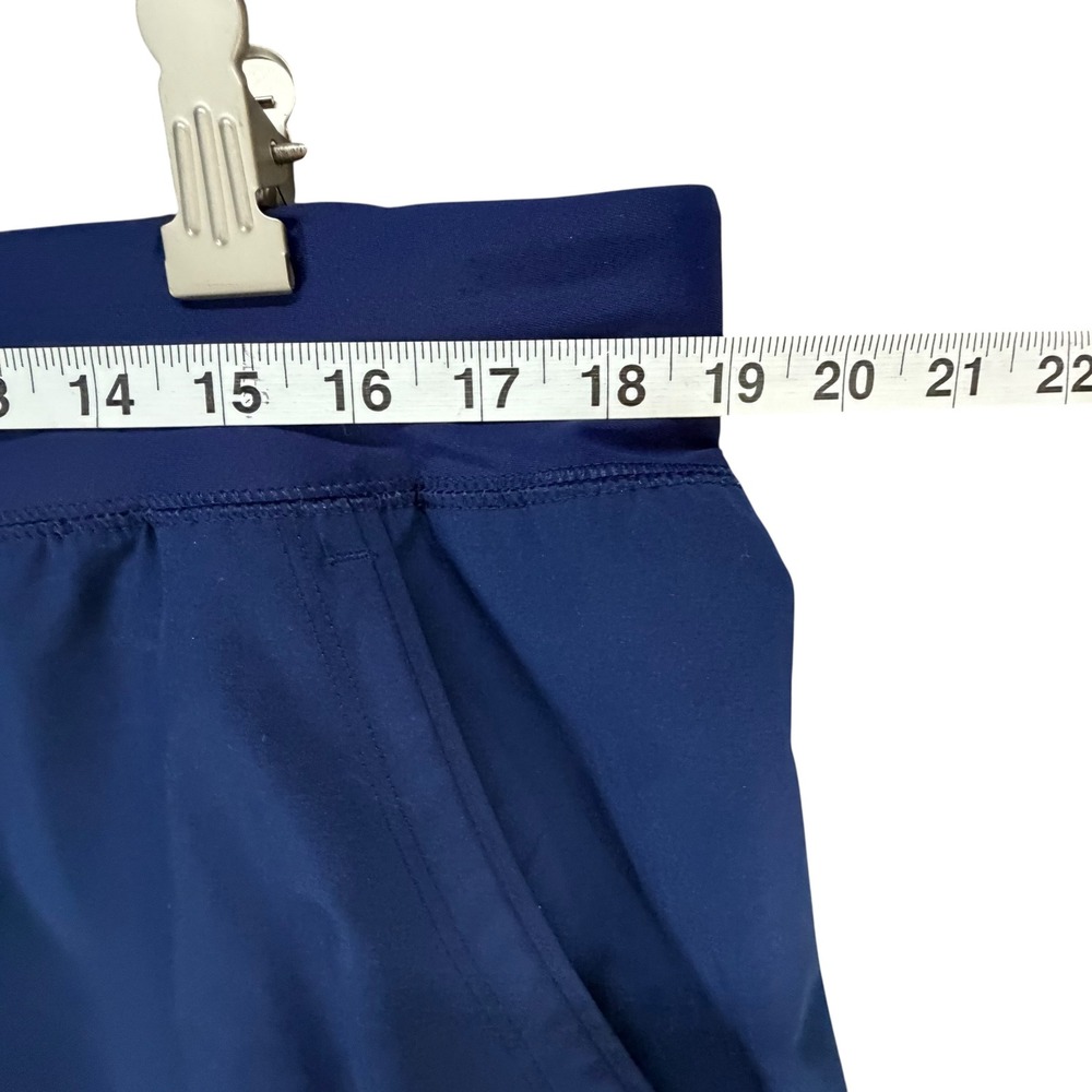 Lands End Curvy Fit 5" Quick Dry Swim Board Shorts Womens 16 Navy Beach UPF 50 - Picture 7 of 13